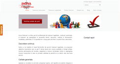 Desktop Screenshot of inova-traduceri.ro