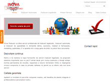 Tablet Screenshot of inova-traduceri.ro